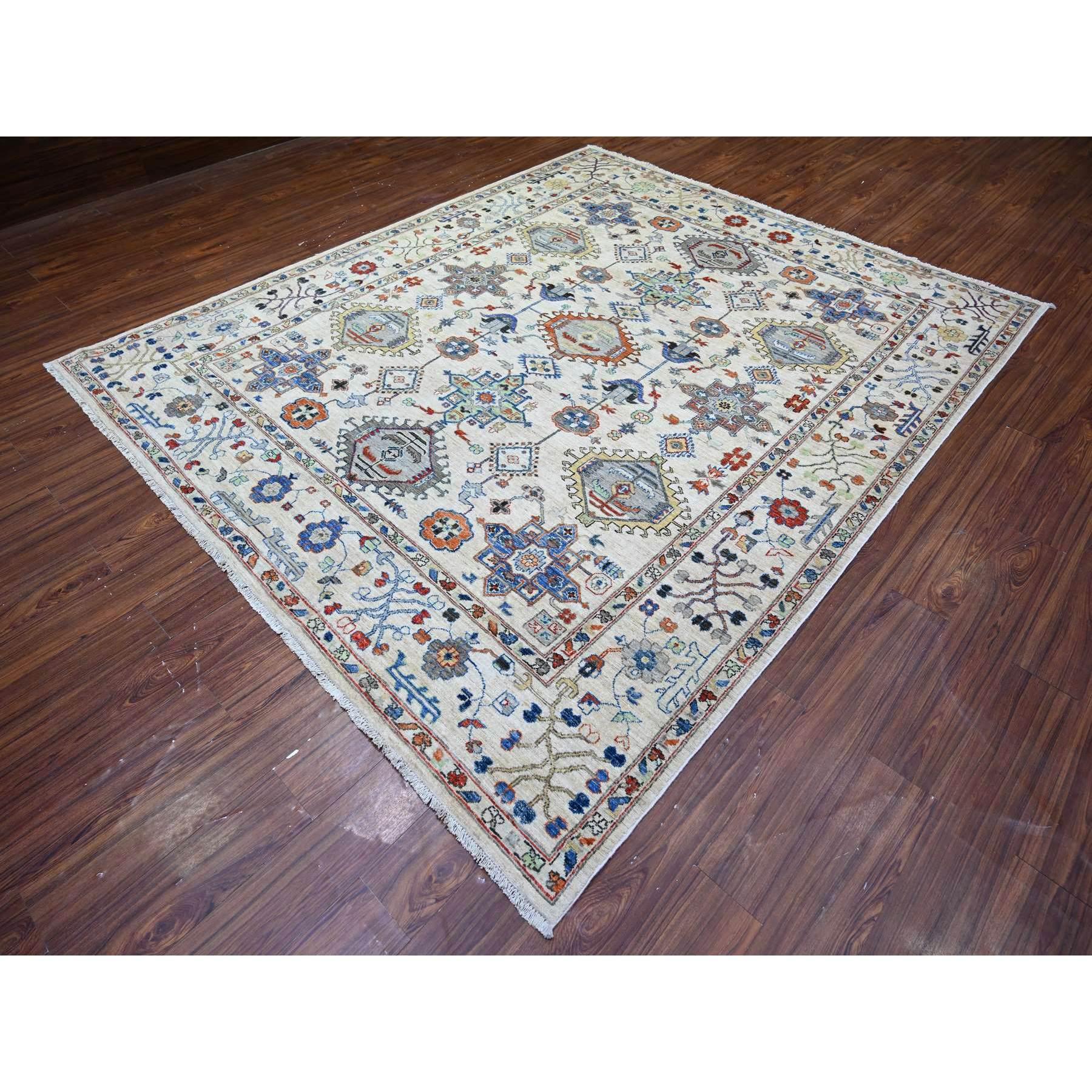 Afghano Tappeto in lana annodato a mano 8'x9'8