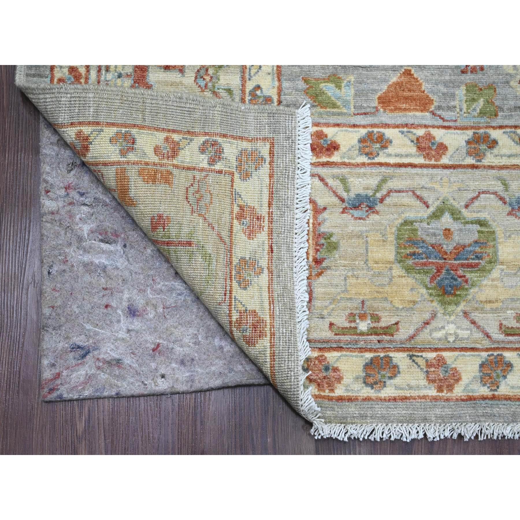 Afghano Tappeto Ziegler Mahal Revival All Over Pattern annodato a mano in pura lana 8'x9'8