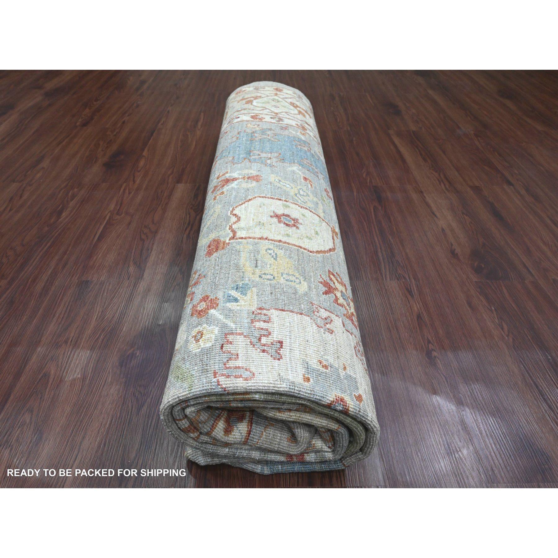 Tappeto Ziegler Mahal Revival All Over Pattern annodato a mano in pura lana 8'x9'8