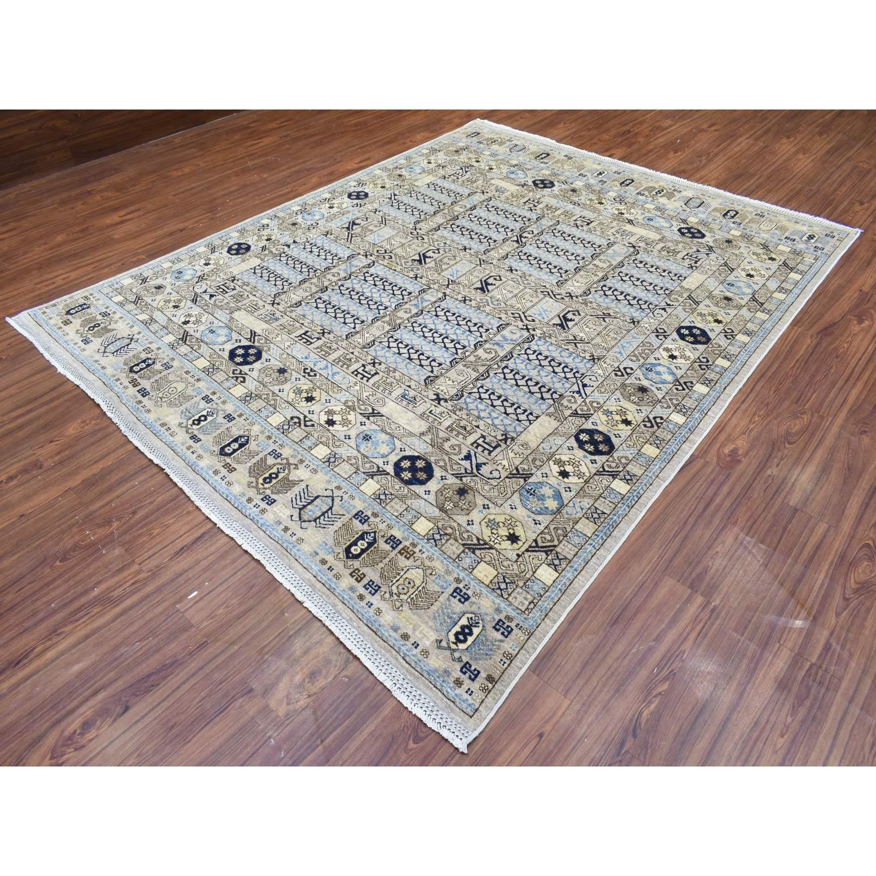 Noué à la main 8'x9'9