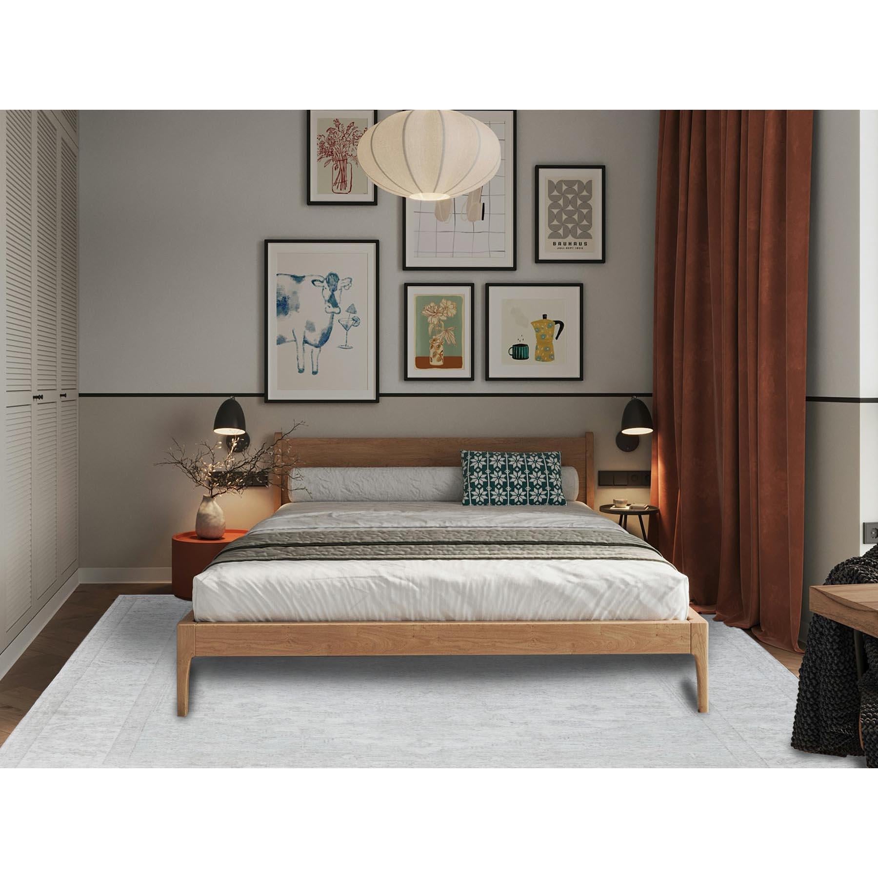 Bone White, Washed Out Peshawar with Heriz Design, Hand Knotted, Pure Wool, Densely Woven, Oriental Rug
Matières premières : Laine
Latex : Pas de poils 
hauteur : 0,25 pouces
Style : Transitionnel
Couleur primaire : Ivoire
Couleurs secondaires :