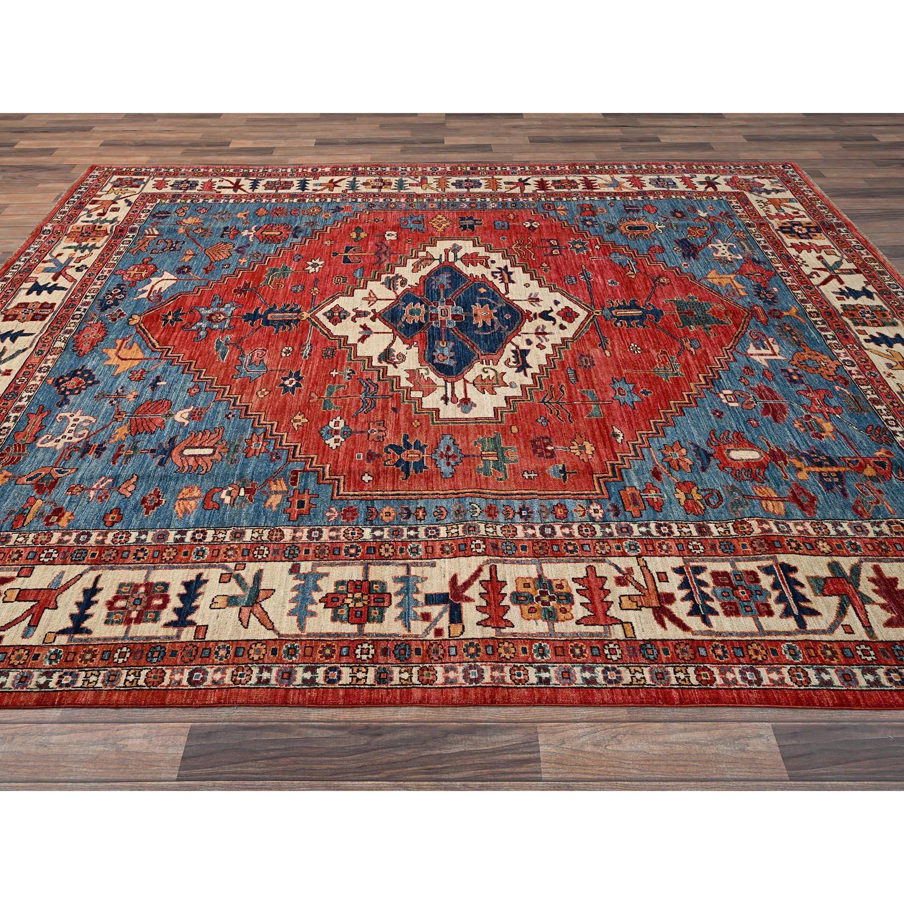 Noué à la main 8'x9'9