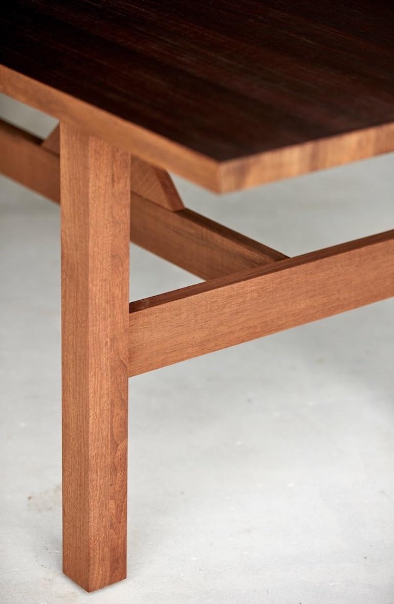 Table de salle à manger en bois massif pour l'extérieur 9'-8