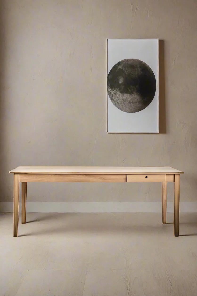 Chêne Table de ferme belge en chêne massif (9'-8