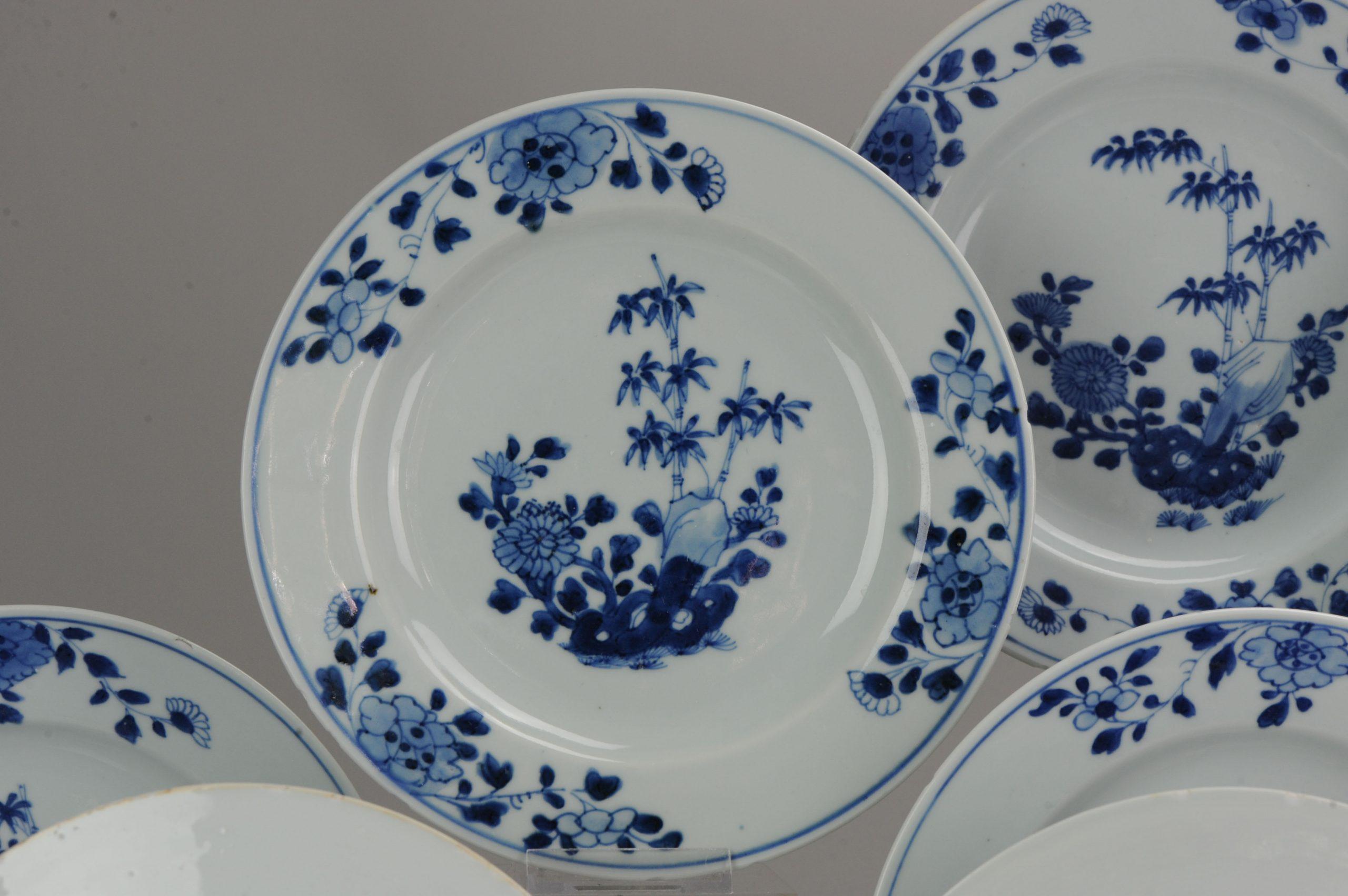 #9 Antique Chinese Porcelain 18th Century Yongzheng/Qianlong Period Blue White For Sale 3