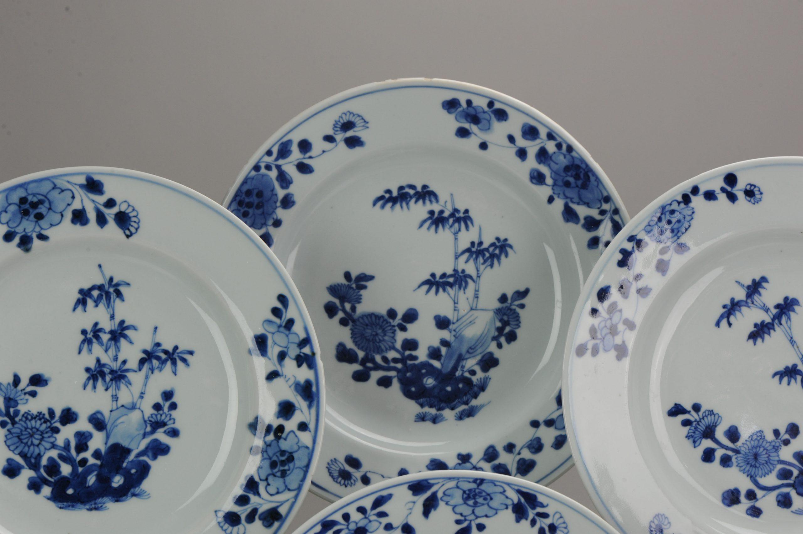 #9 Antique Chinese Porcelain 18th Century Yongzheng/Qianlong Period Blue White For Sale 4