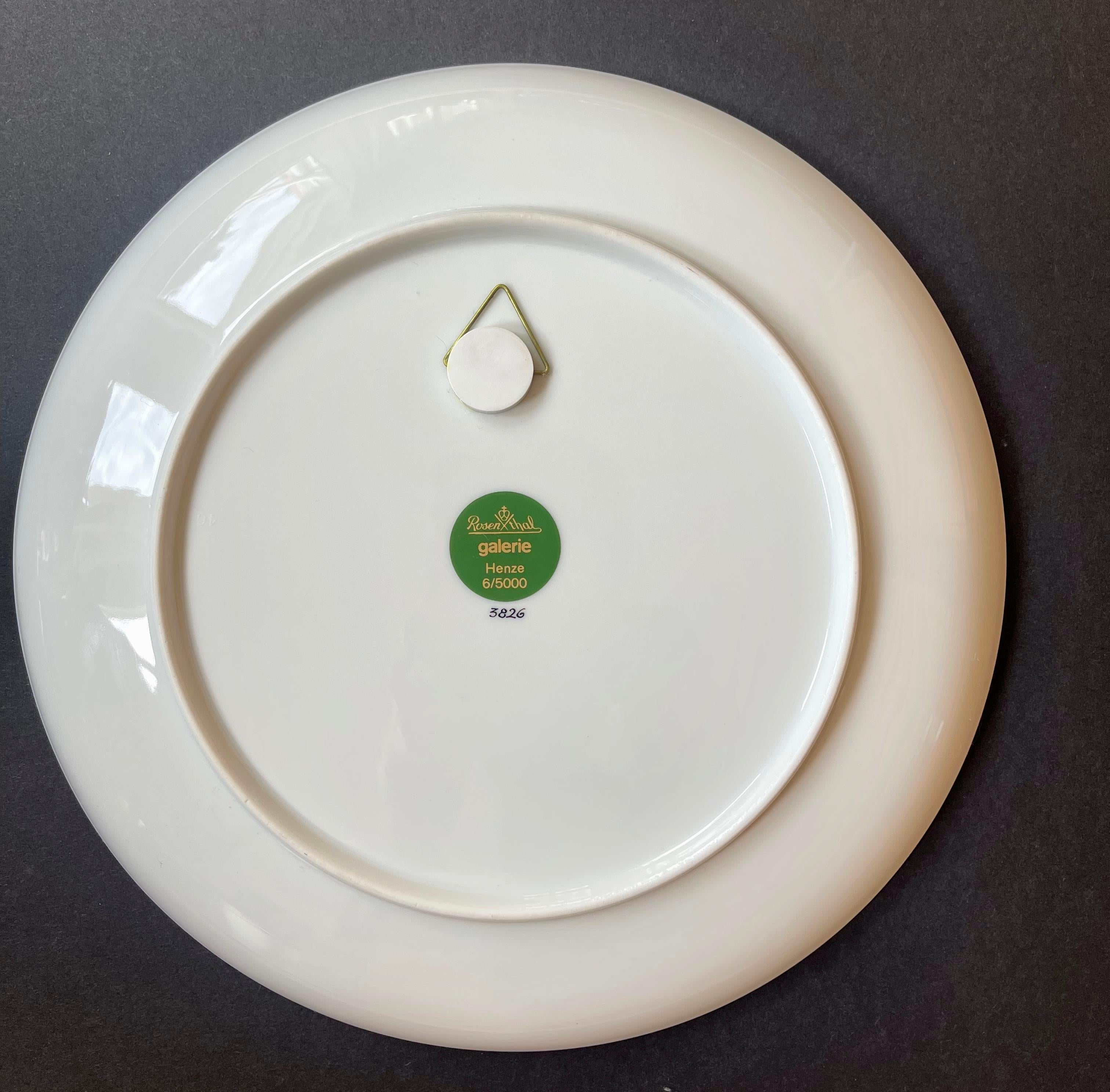 9 Artist Plates Collection Limited Edition by Rosenthal, Cocteau, Dali, Pucci 5