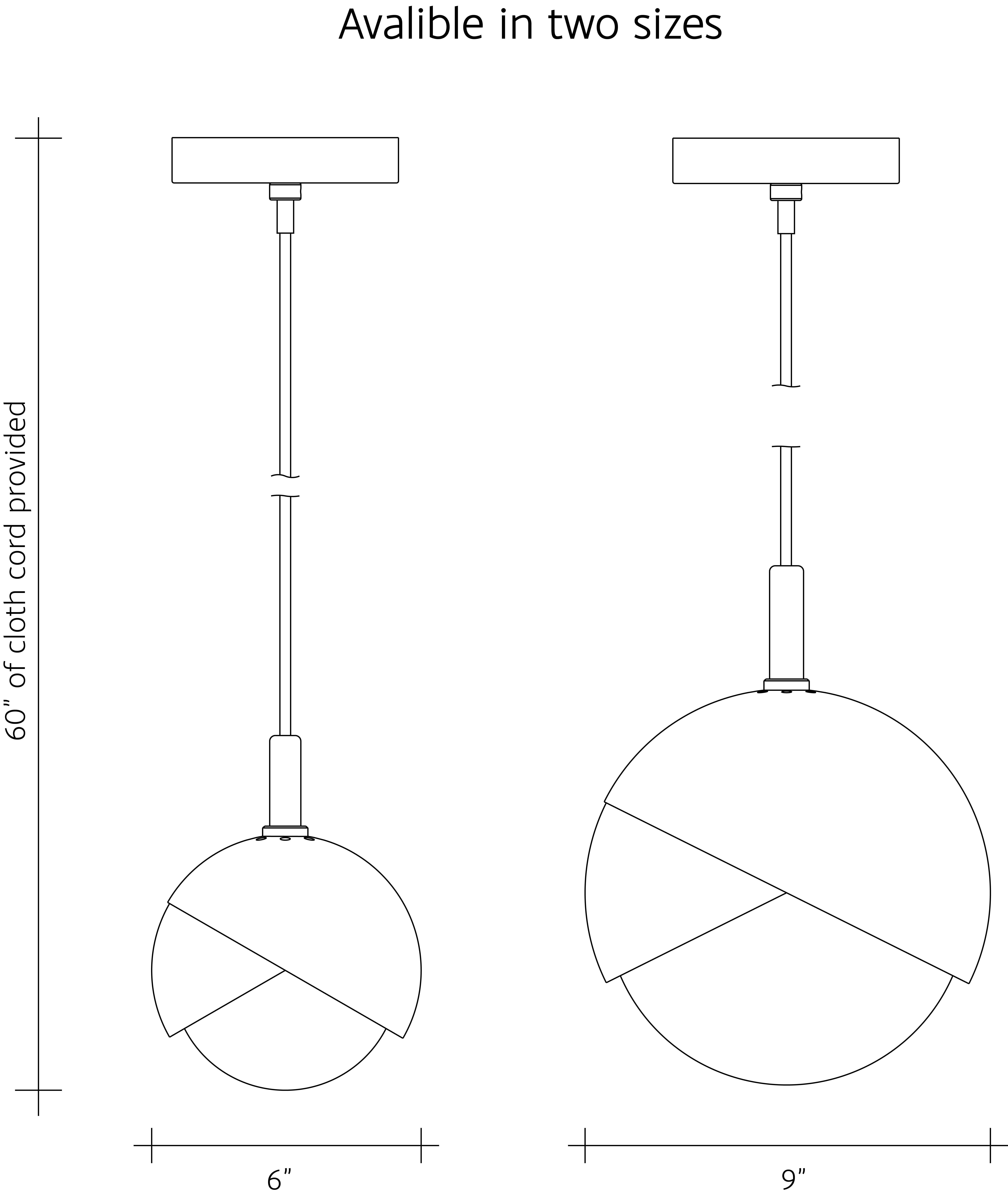 Metalwork Benedict Pendant Light in Satin Nickel, White Powdercoat, 9in diameter For Sale