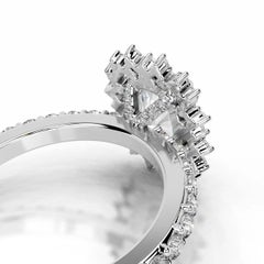9 Carat Cushion Statement Brilliant White SI  Timeless Brilliance  Diamond Ring