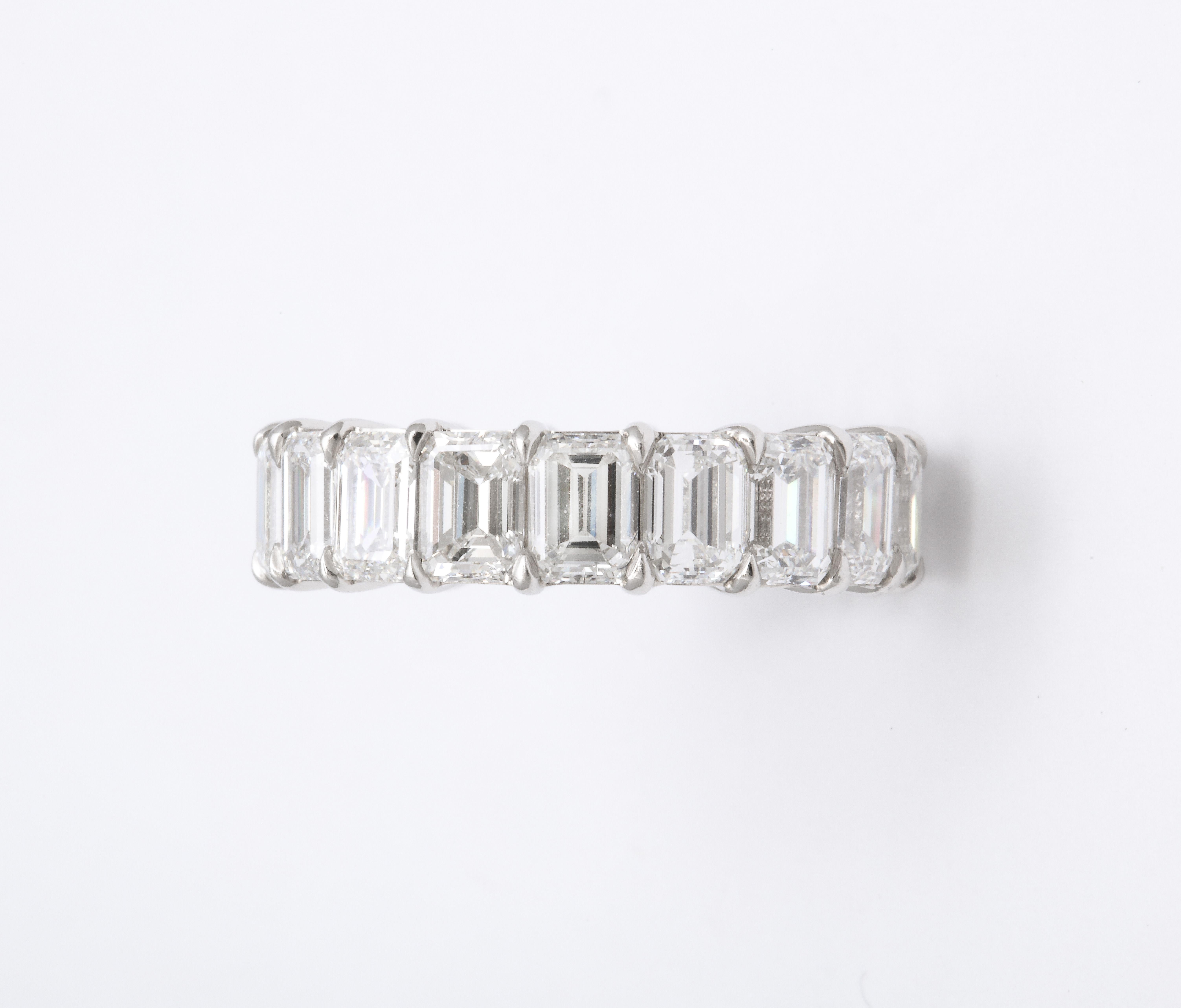 Bracelet éternel en diamant taillé en émeraude 9 carats Unisexe en vente
