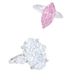 9 Carat Oval Statement Brilliant White SI  Timeless Brilliance  Diamond Ring