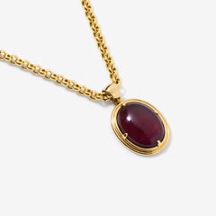 9 Carat Red Tourmaline Pendant