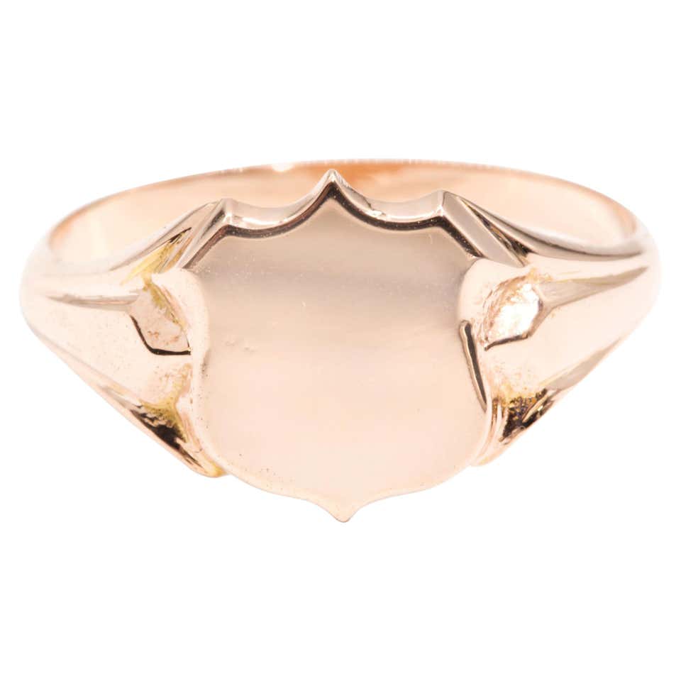 1870s Antique Russian Sapphire Gold Men's Ring at 1stDibs | russian ...