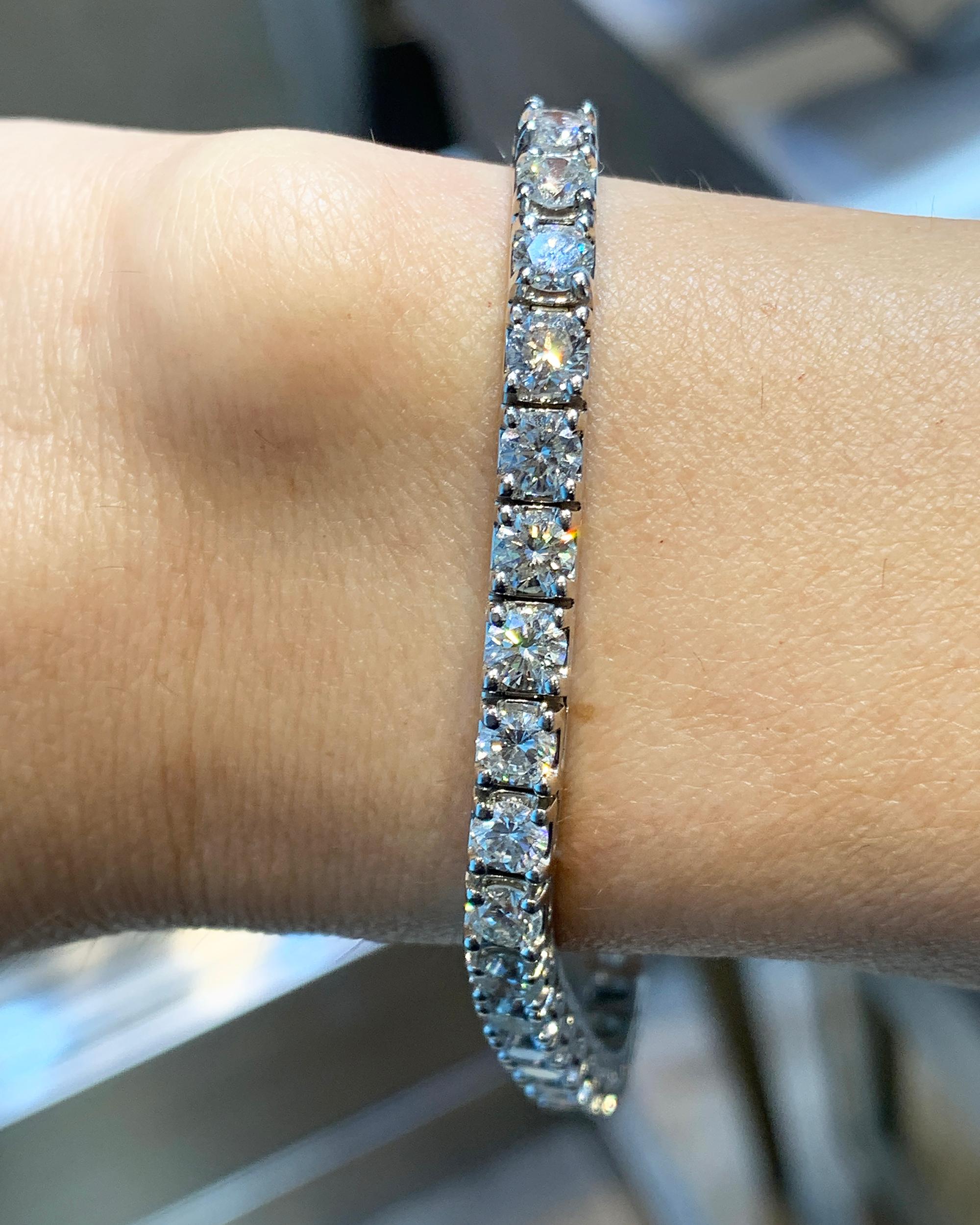 9 carat diamond bracelet