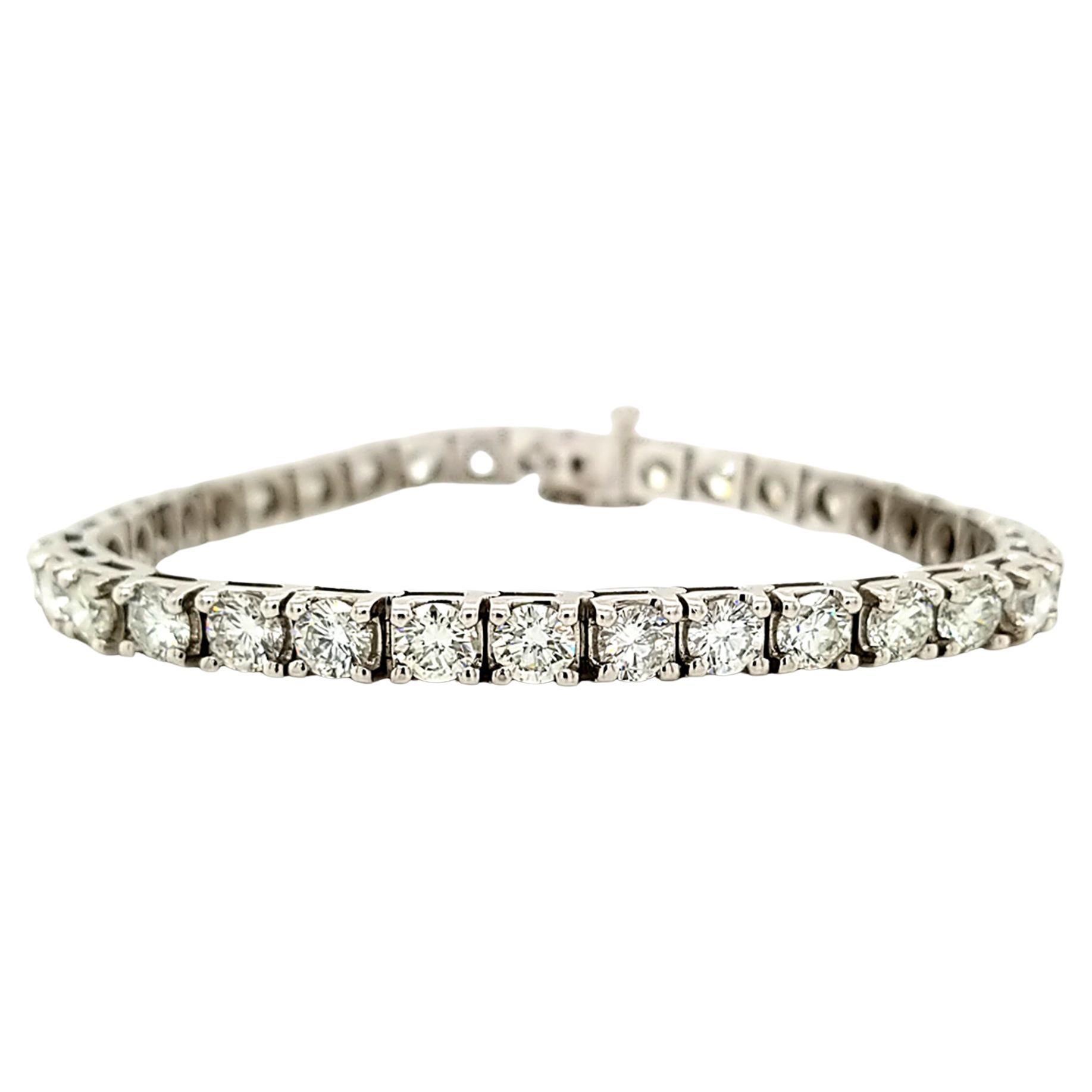 Spectra Fine Jewelry, 9 Carat Round Diamond Tennis Bracelet