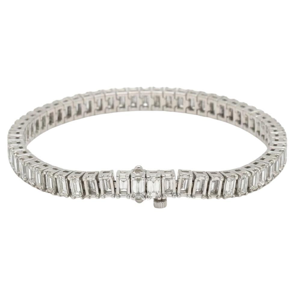 9 Carat Total Weight Diamond Bracelet
