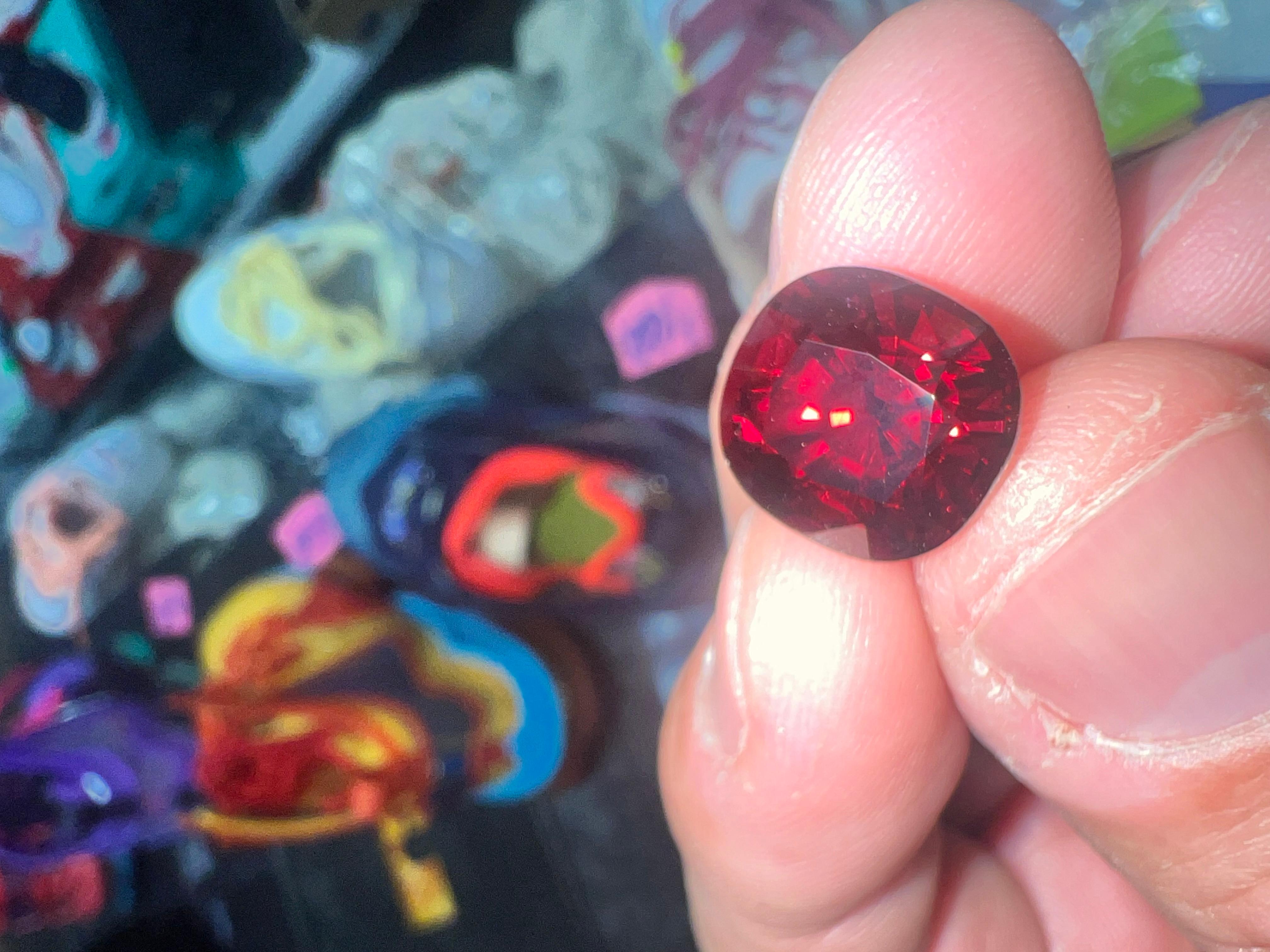 9 Carat Vivid Red Spinel In New Condition In Omaha, NE