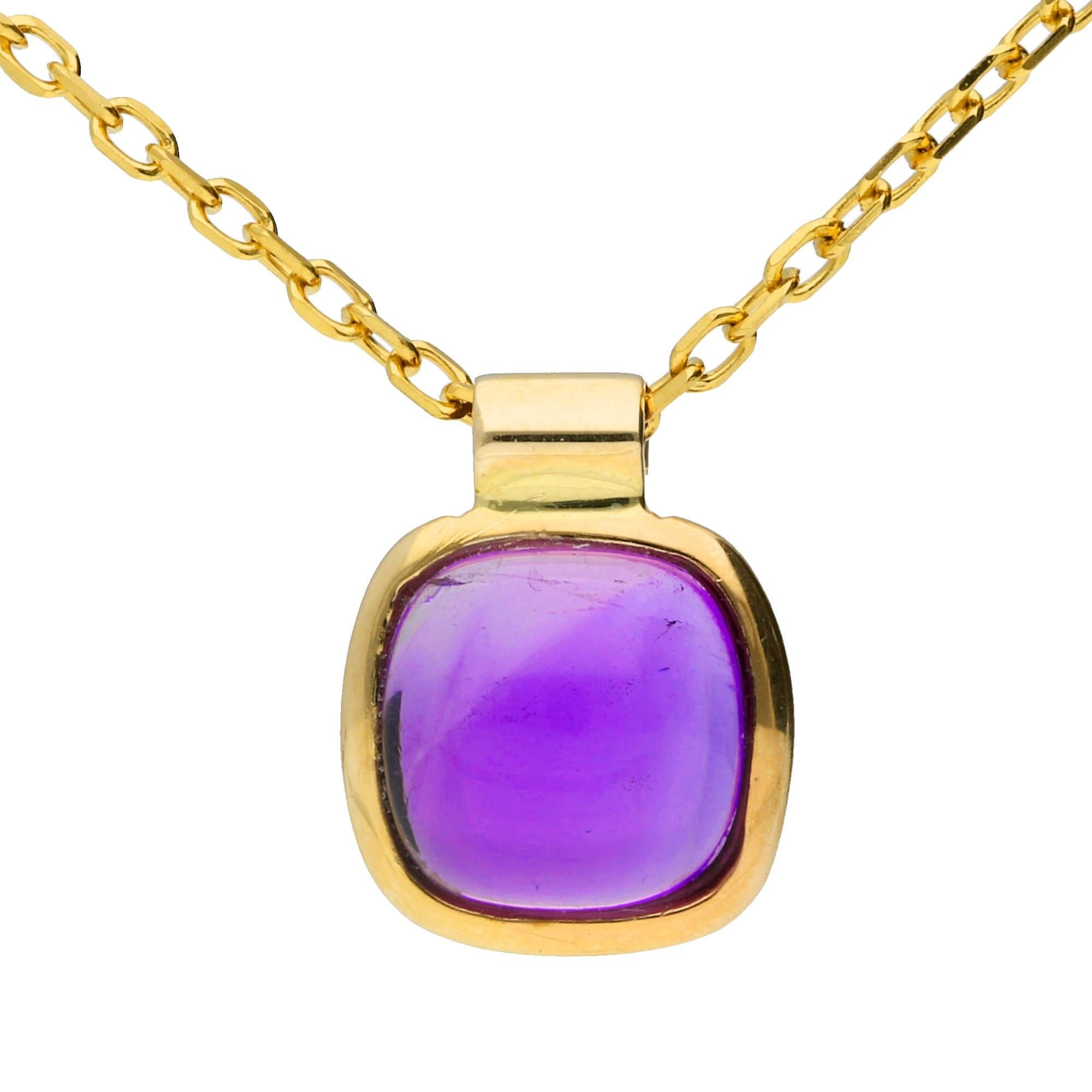 Add a splash of colour and elegance to your jewellery box, with this gorgeous amethyst jewellery set. Amethyst is the birthstone for February, making this the perfect birthday treat.

Both the pendant and earrings feature a beautiful round shape