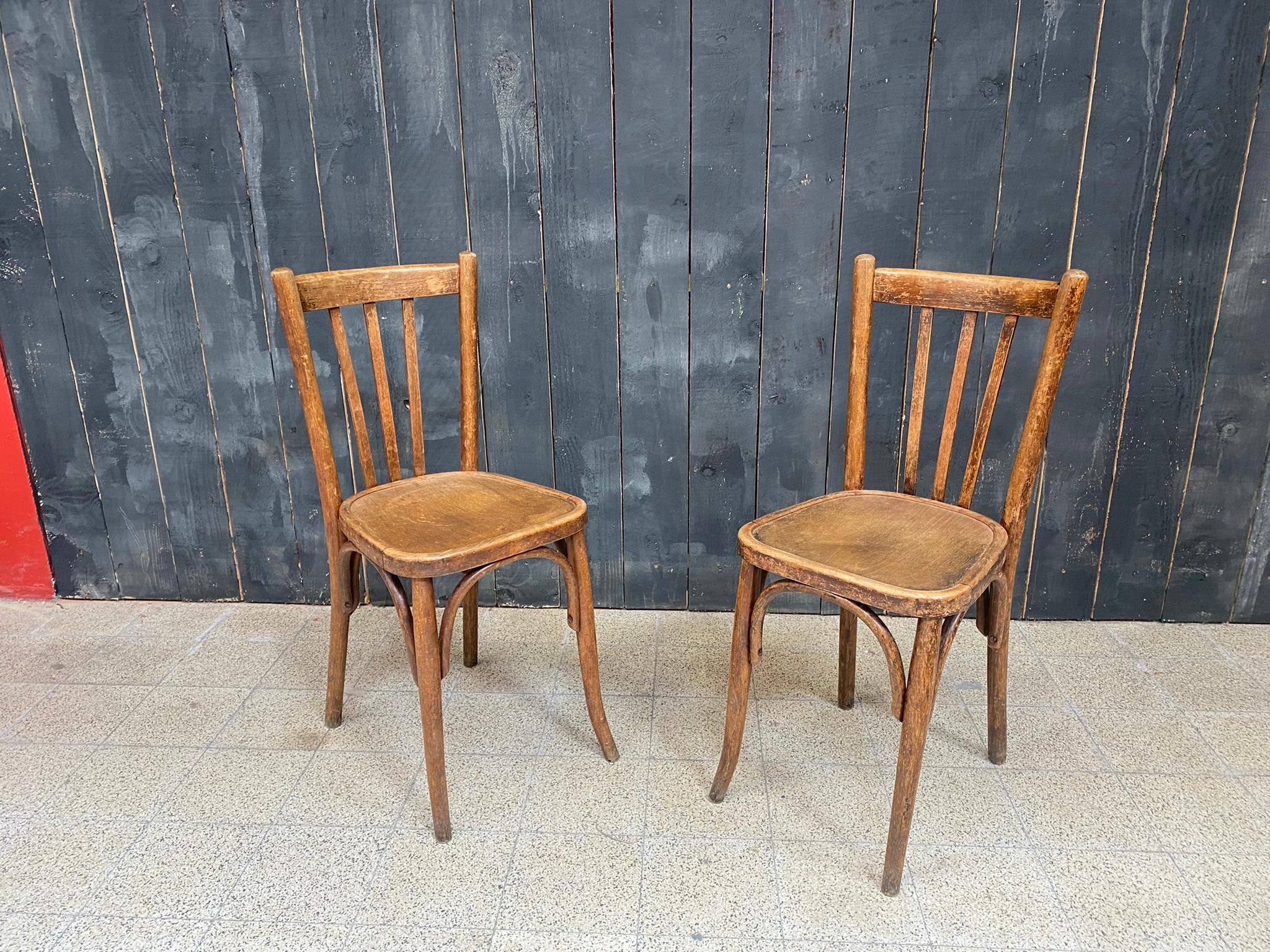 9  Chairs in the Thonet Style, circa 1930 For Sale 7