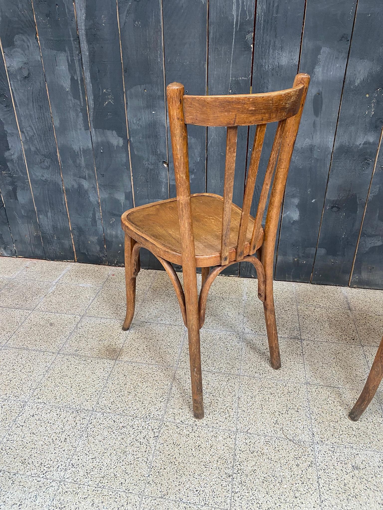 9  Chairs in the Thonet Style, circa 1930 For Sale 8