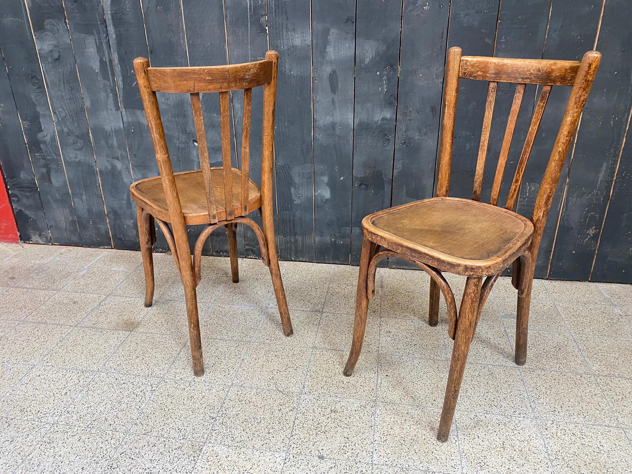 9  Chairs in the Thonet Style, circa 1930 For Sale 1