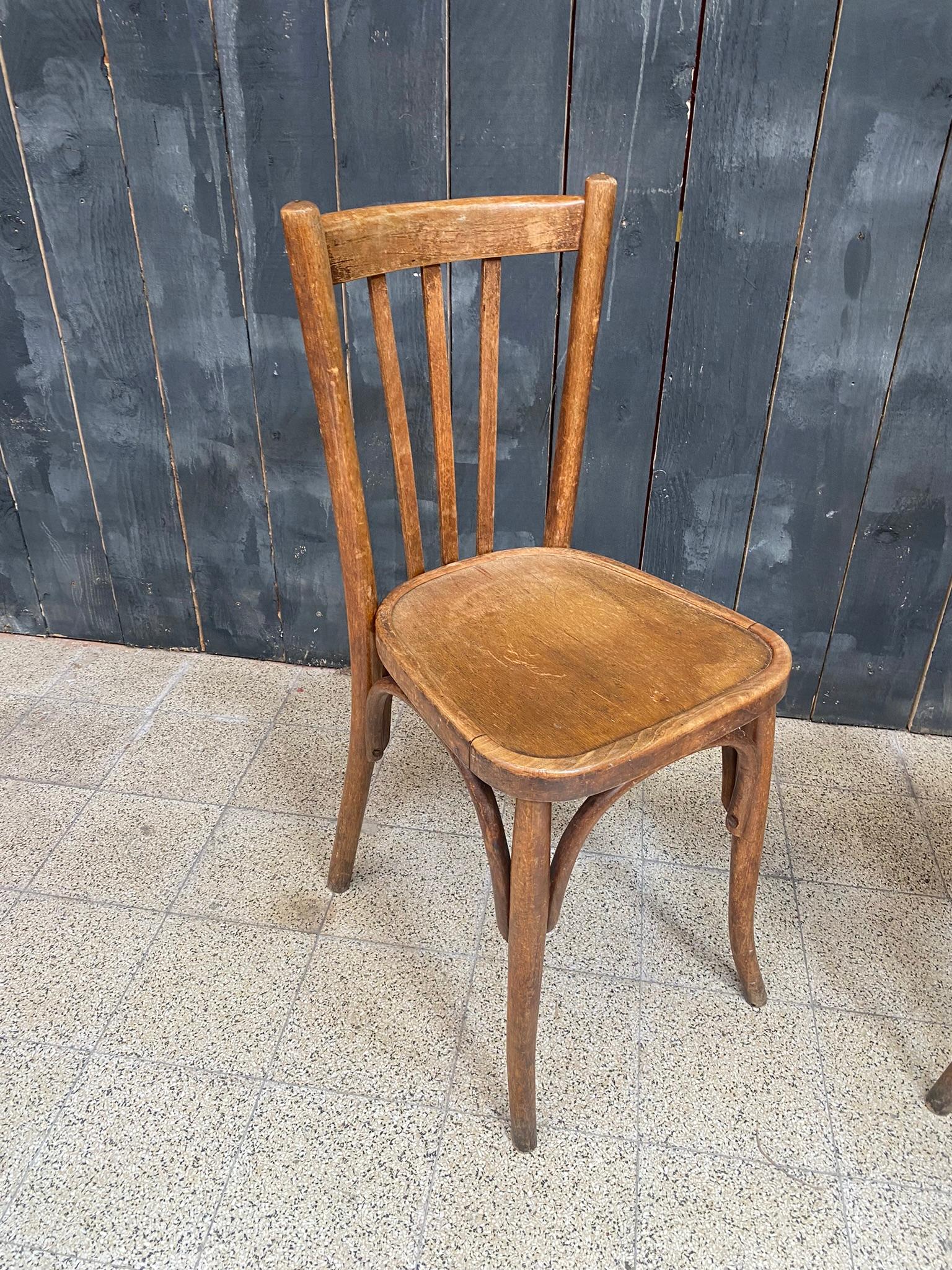 9  Chairs in the Thonet Style, circa 1930 For Sale 2