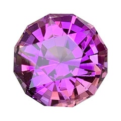 9 Ct Round Brilliant Cur Purple Color Amethyst Gemstone for Ring Jewellery 12mm