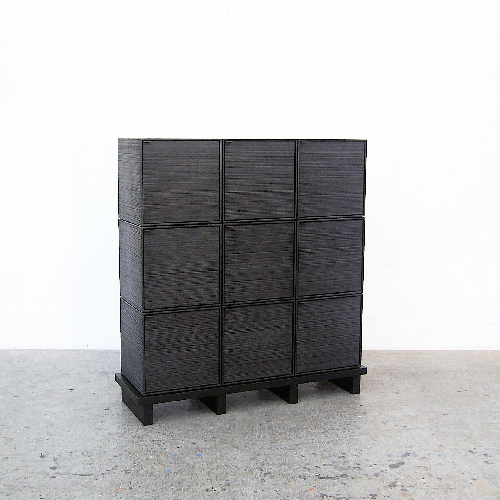 Post-Modern 9 Cubes Cabinet by John Eric Byers For Sale