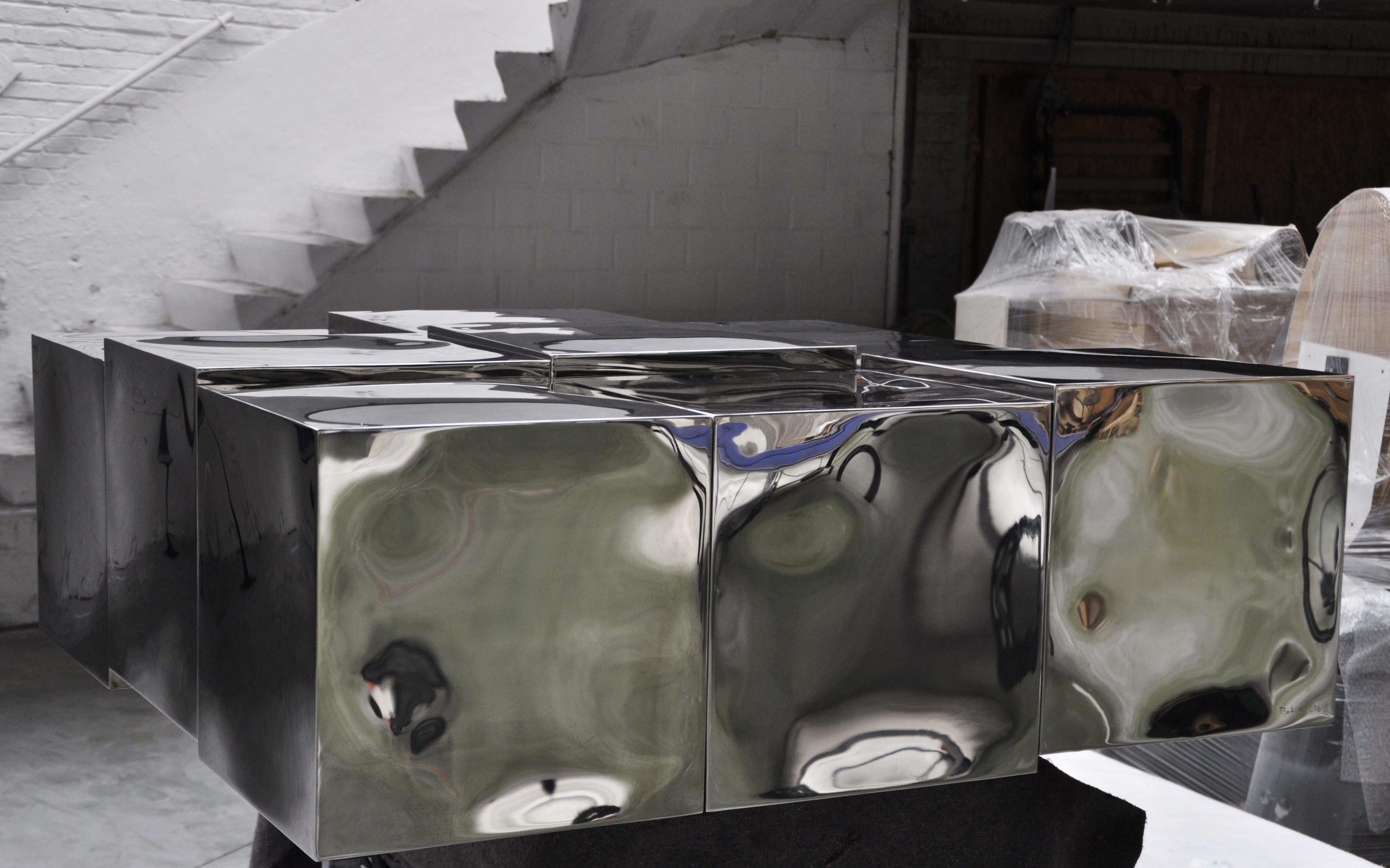 Poli Table à 9 cubes par Pol Quadens en vente