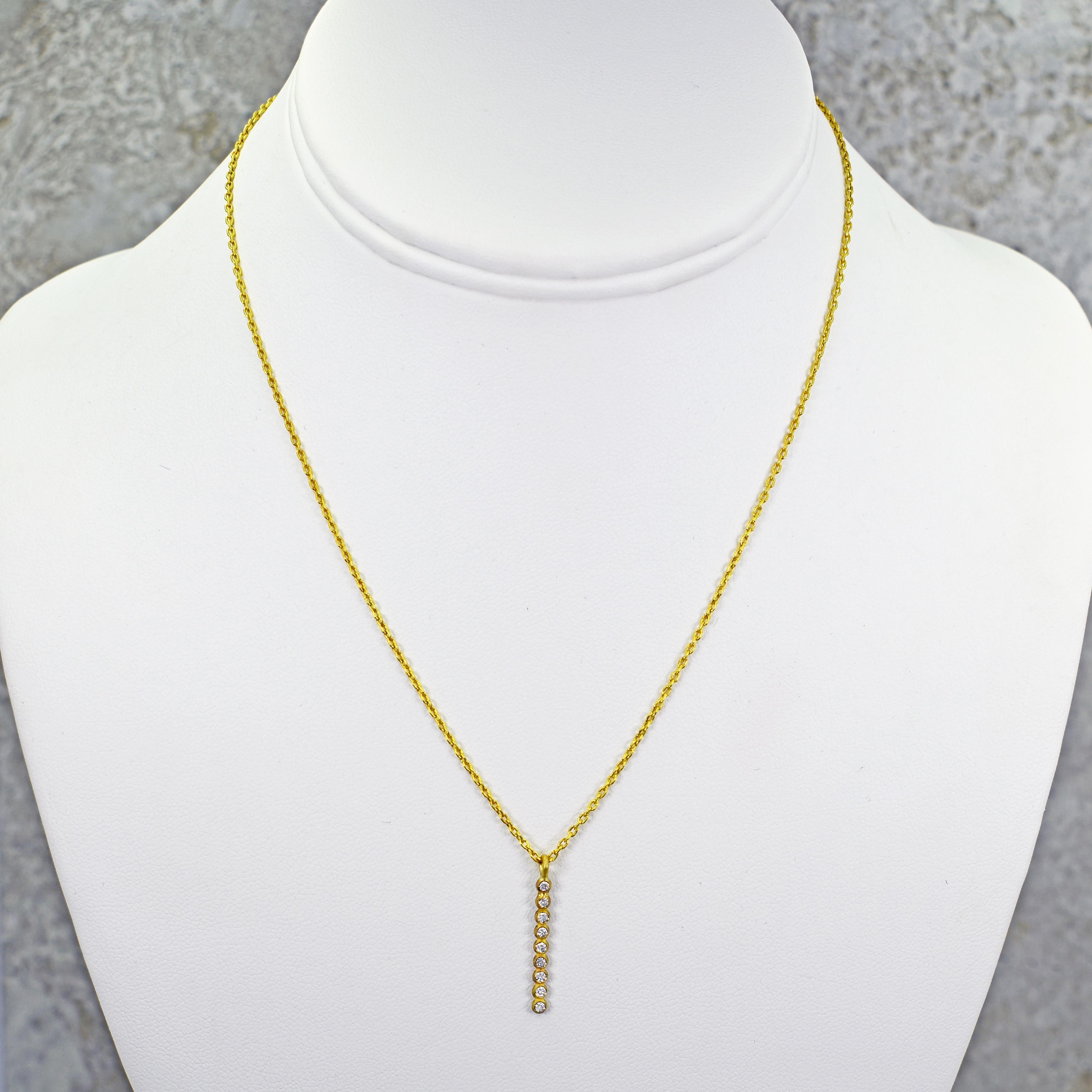 24k gold diamond necklace