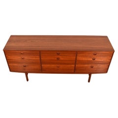 9 Drawer Teak Dresser credenza by Folke Ohlsson for Dux