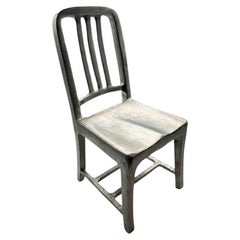 Vintage 9" Emeco 1006 Miniature Salesman Sample Aluminum Chair Scultpure