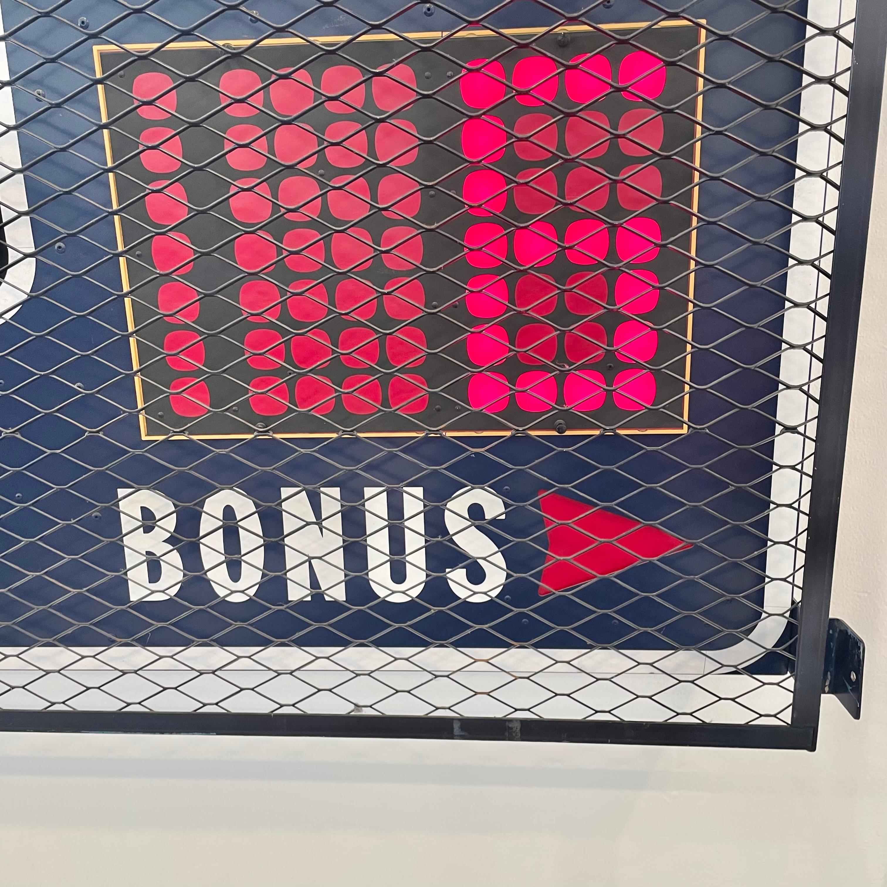 9 Foot Encaged Fair Play Basketball Scoreboard, 1980s USA 6