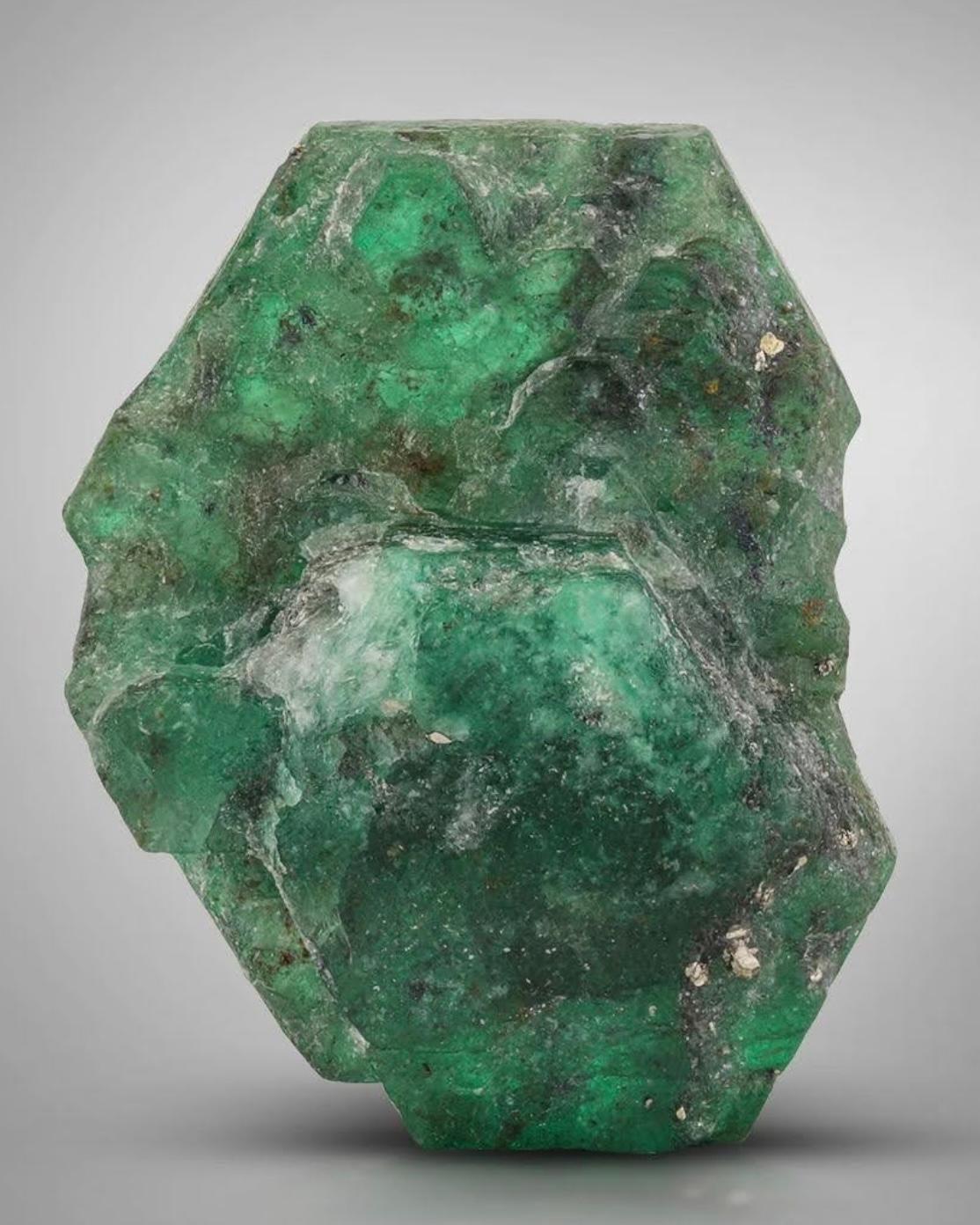 Adam Style 9 Gram Green Emerald Tabular Crystal With Golden Pyrite From Pakistan For Sale