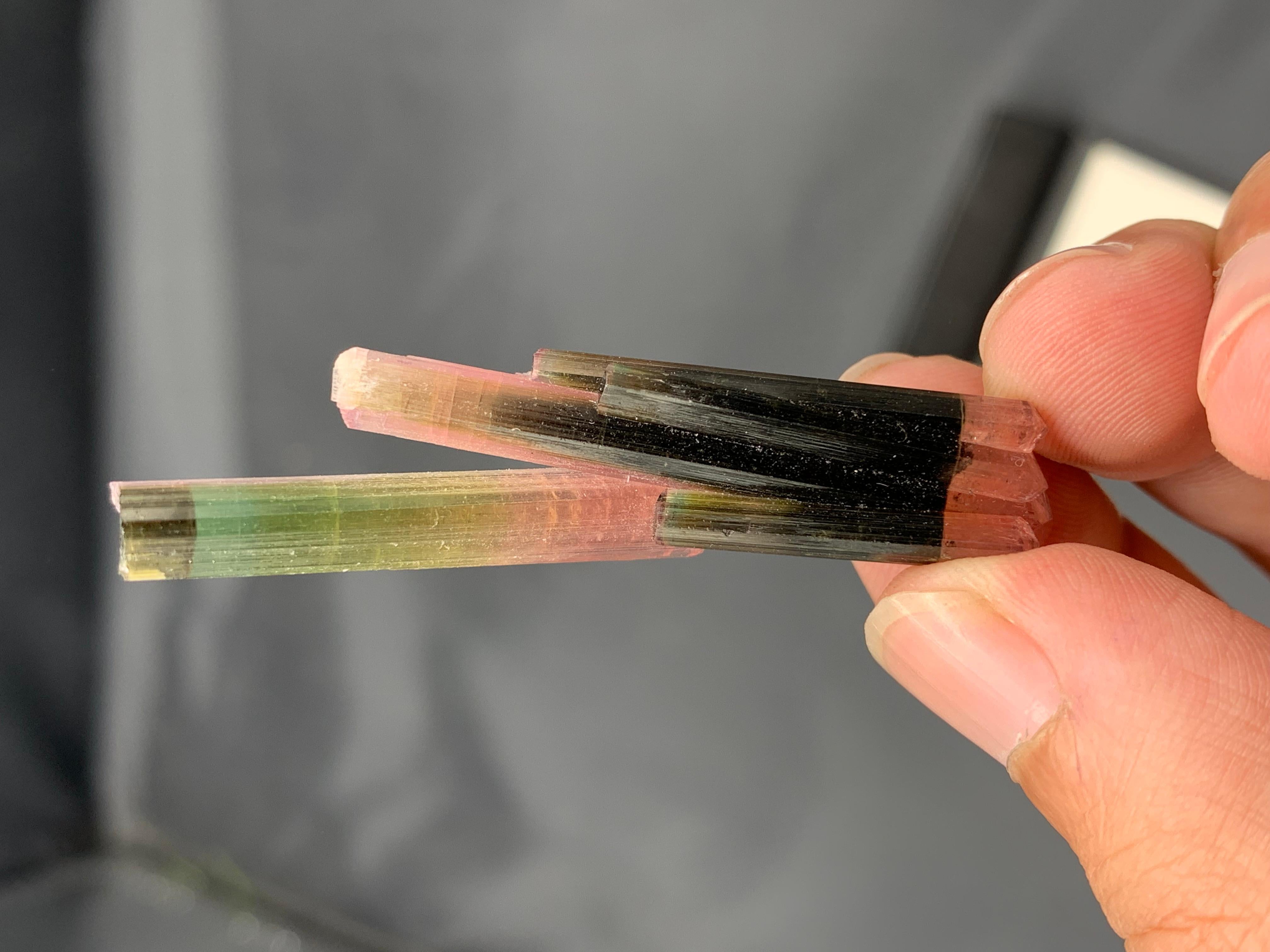 9 grammi di tormalina rosa e verde bi-colore dall'Afghanistan in vendita 5