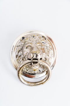 9 Handrail brackets nickel plated vienna around 1920s