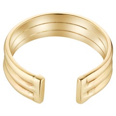 9 Karat Adjustable Column Ring