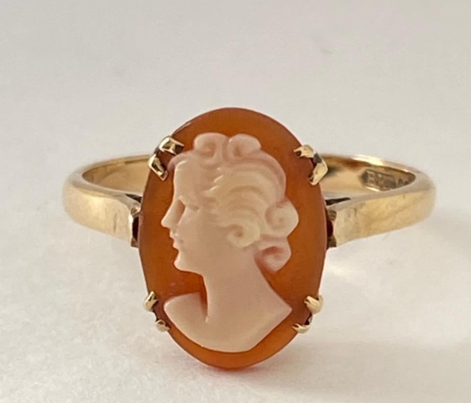 This beautiful piece is in good condition for its age. Visible signs of ageing and wear as shown. Ring size is 9.5 or 62mm around.