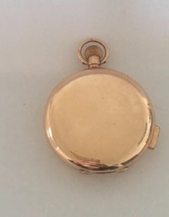 9 Karat Gold Full Hunter Quarter Repeater Pocket Watch Signed the Vigilant Watch