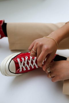 9 karat gold graduated belcher chain bracelet