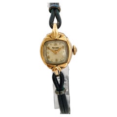 9 Karat Gold Vintage 1940s Rotary Ladies Cocktail Watch