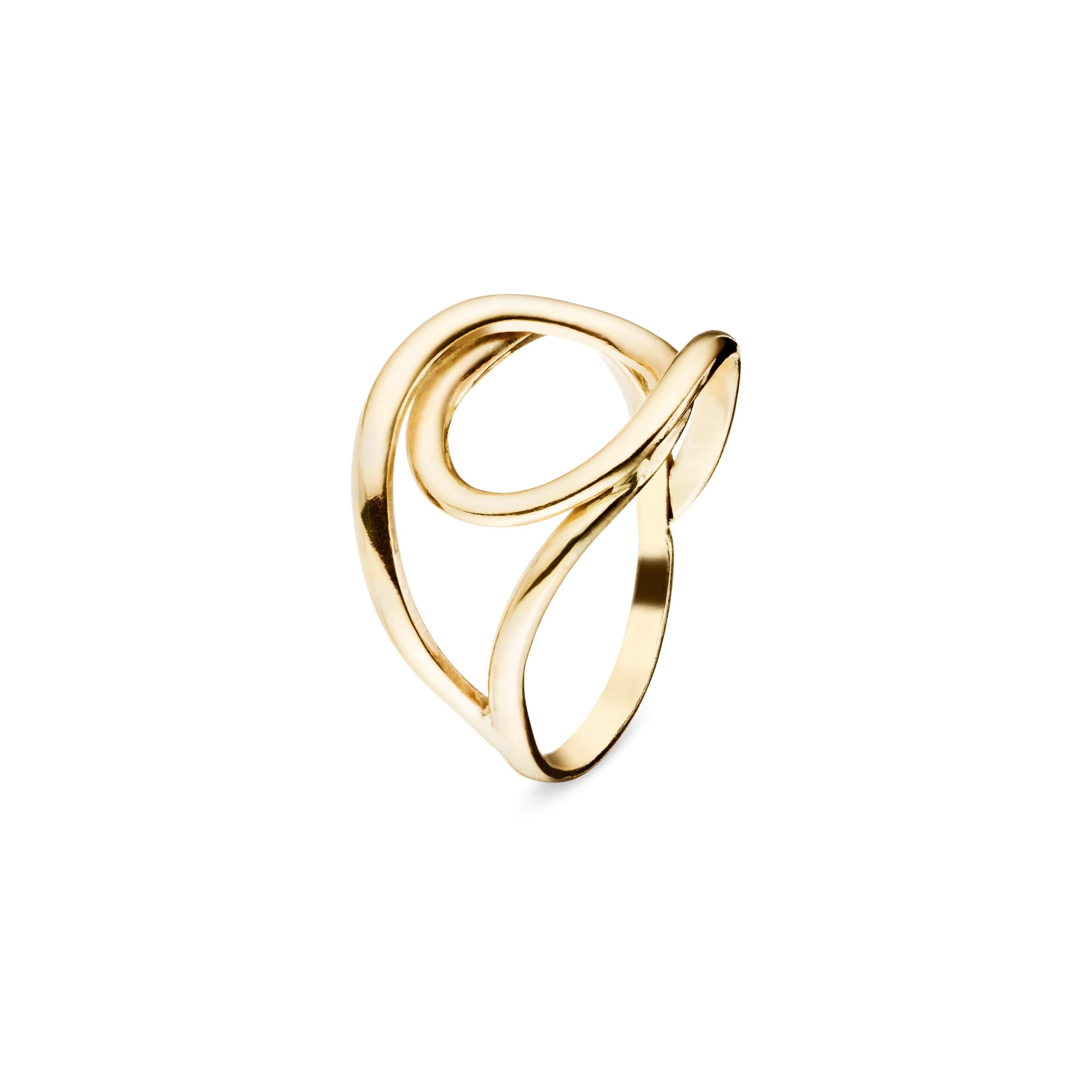 For Sale:  9 Karat Gold Weave Sculptural Statement Ring 2