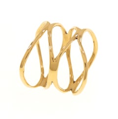 9 Karat Rose Gold Ring Handcrafted in Italy