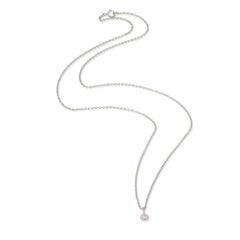 Collier à pendentif en or blanc 9 carats et diamants