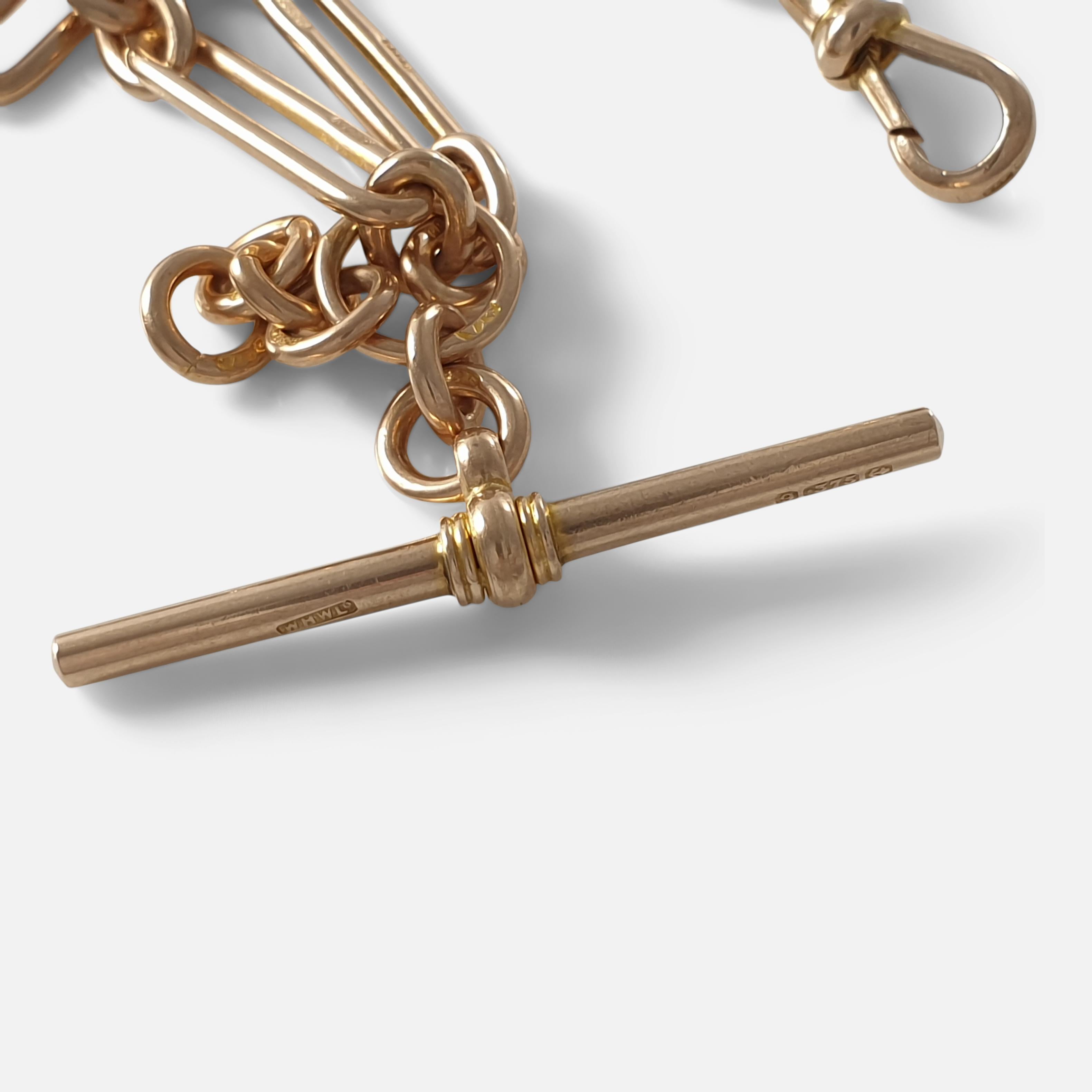 9 Karat Gold Albert Watch Chain, 1925 2