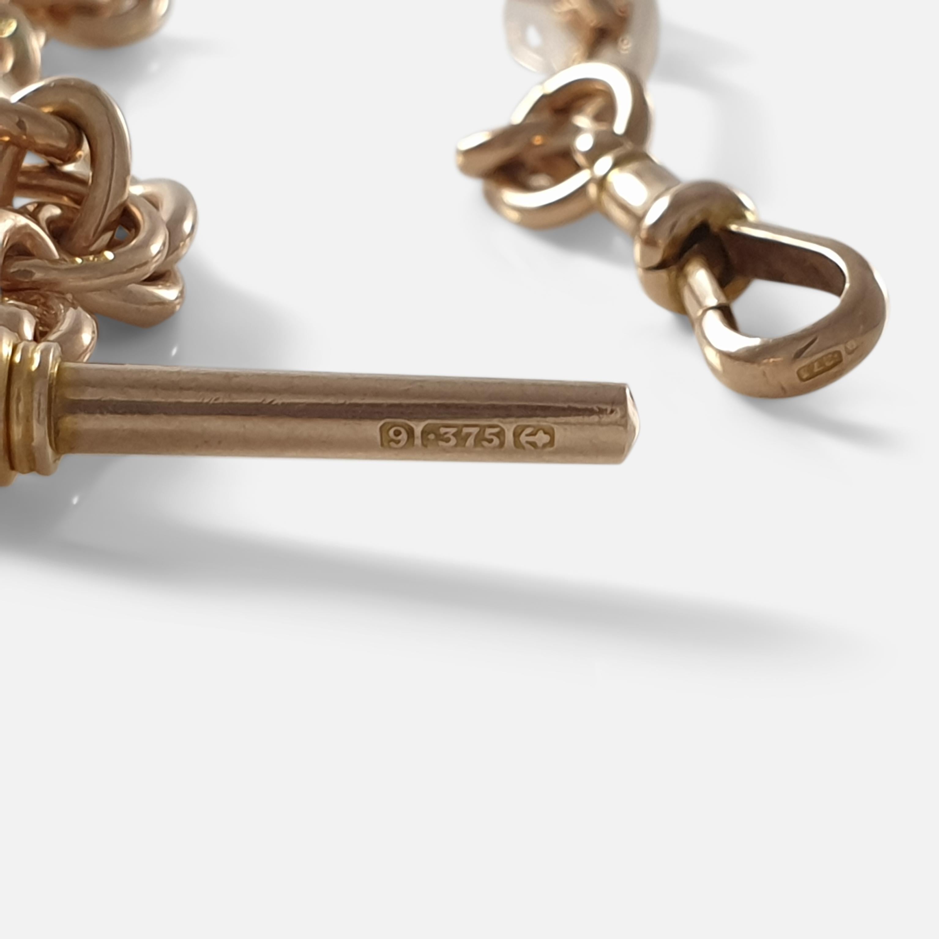 9 Karat Gold Albert Watch Chain, 1925 3