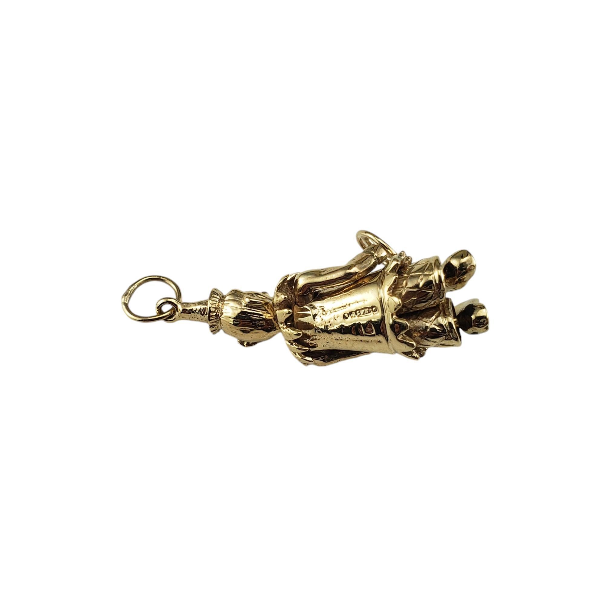 Breloque clown articulée en or jaune 9 carats n° 18845 Pour femmes en vente