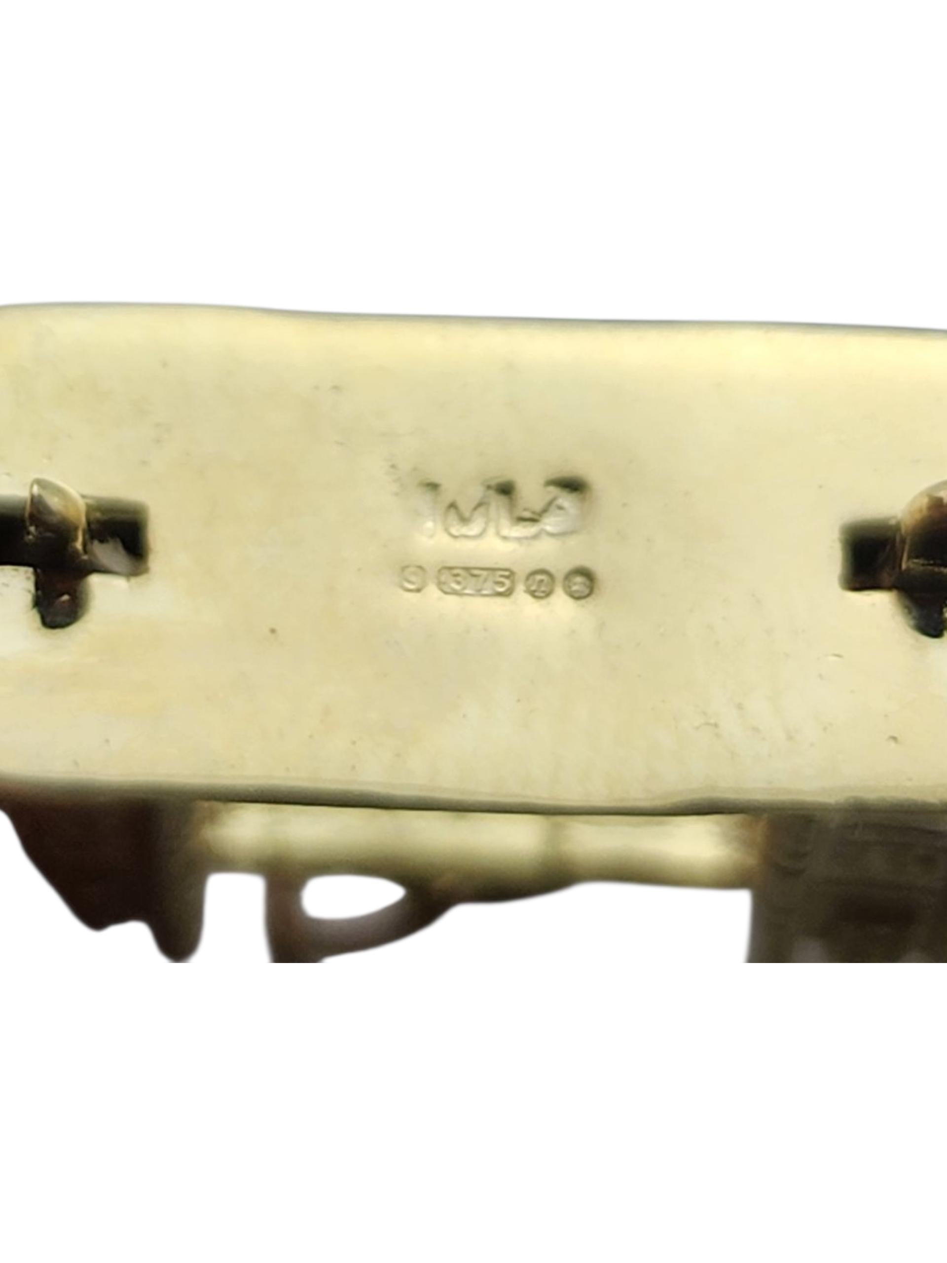Charm en or jaune 9 carats articulé London Bridge #22798 en vente 2