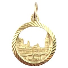 Breloque Big Ben Skyline en or jaune 9 carats #21139