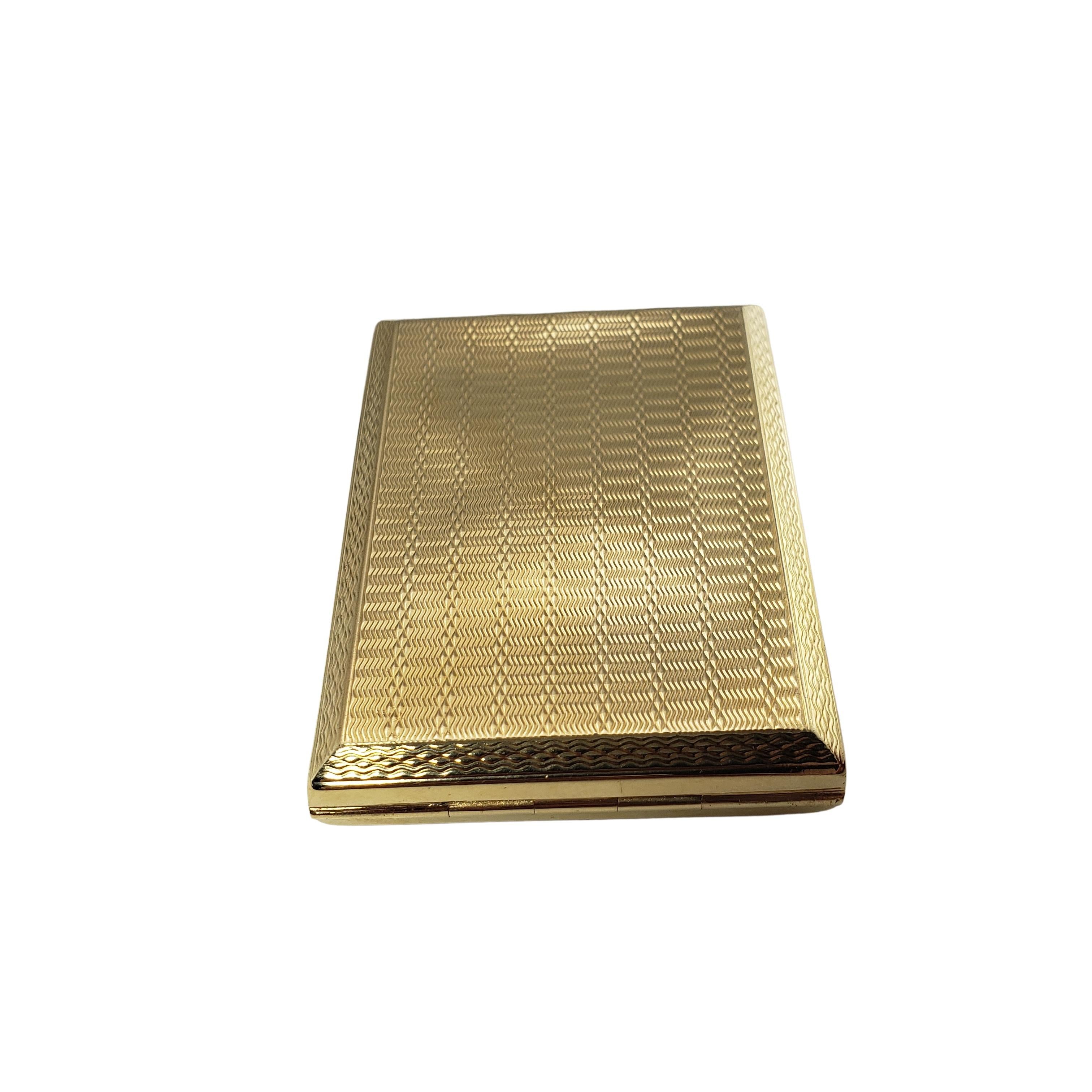 9 Karat Yellow Gold Card Case 1